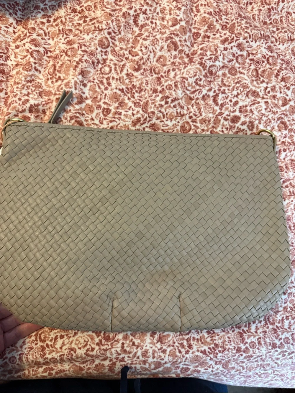 Sloane Handwoven Shoulder Bag - Taupe